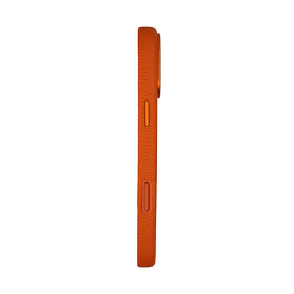 Amur Genuine Leather Case for iPhone 17 Series - Orange