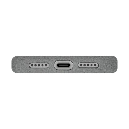 Kadife Alcantara Leather Case For iPhone 17 Pro Max-Gray