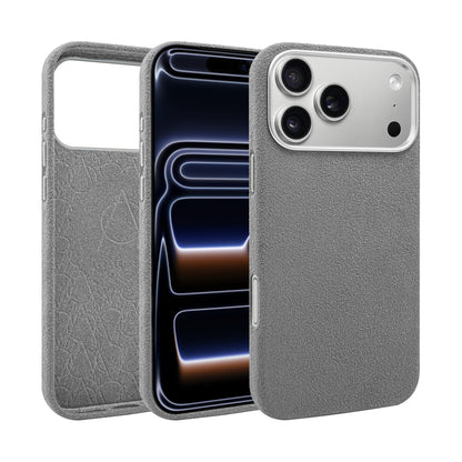 Kadife Alcantara Leather Case For iPhone 17 Pro Max-Orange