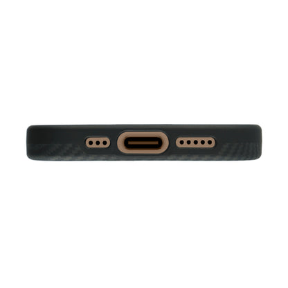 Savar 600D Aramid Fiber Case For iPhone 16 Pro-Black