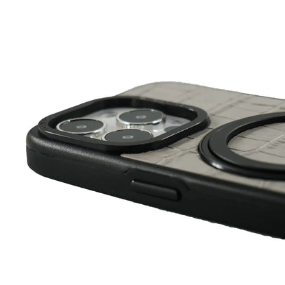 Javan Pro Leather Case For iPhone 15 Series – Gray