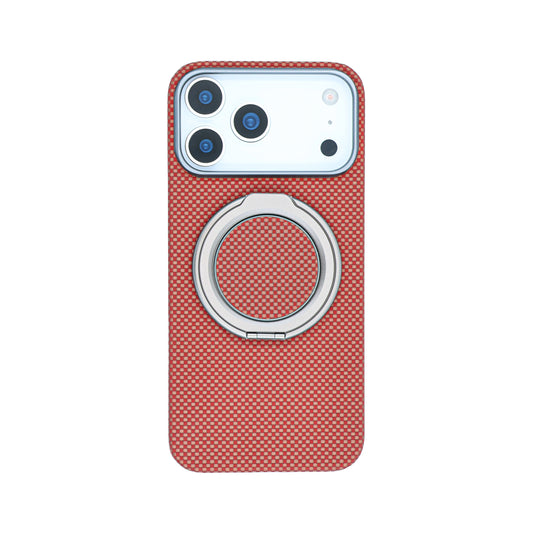 Desen Aramid Fiber Phone Case With Grip 2 in 1 - Orange