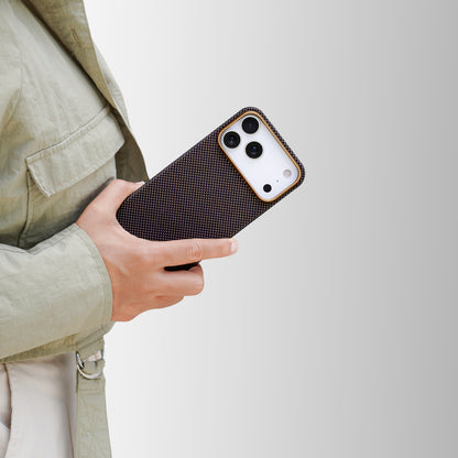 Desen Aramid Fiber Case For iPhone 17 Series - Gold