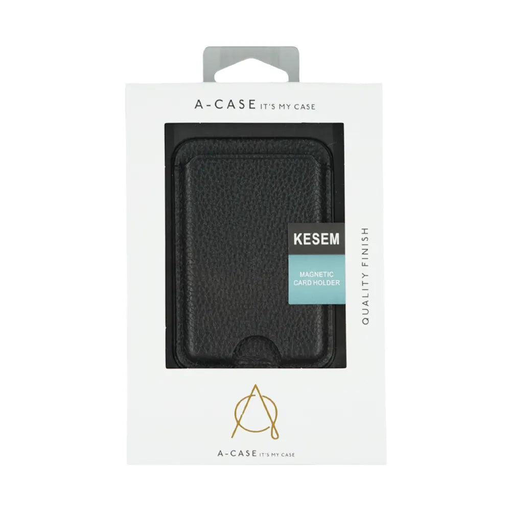 Kesem Genuine Leather Magnetic Card Holder